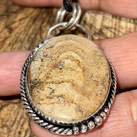 Picture Jasper Pendant 2 1/4” - Picture 5 of 17